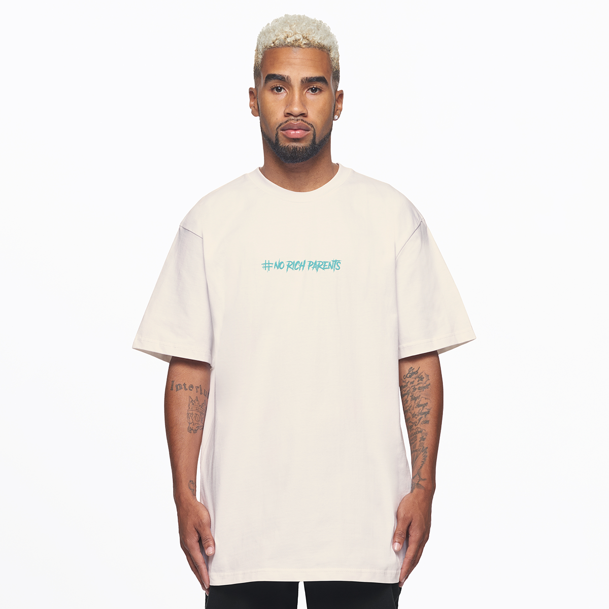 #NO RICH PARENTS Oversized Shirt