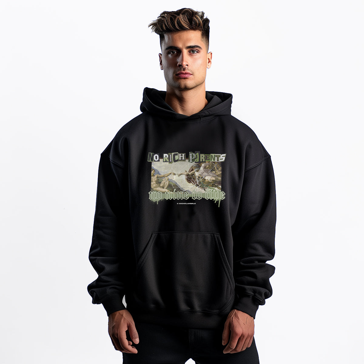 Erschaffung Adams Oversized Hoodie